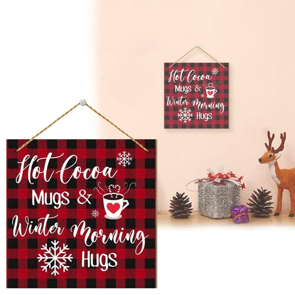 Christmas Hot Cocoa Hanging Sign