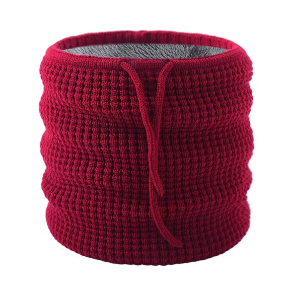 Christmas Hot Pink Warm Scarf Winter Neckerchiefwinter Ski Neck Warmer Windproof Breathable Outdoor Sports Long Neck Cover