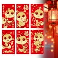 Christmas Hot Sale 6Pcs Red Envelopes Chinese New Year Envelopes for