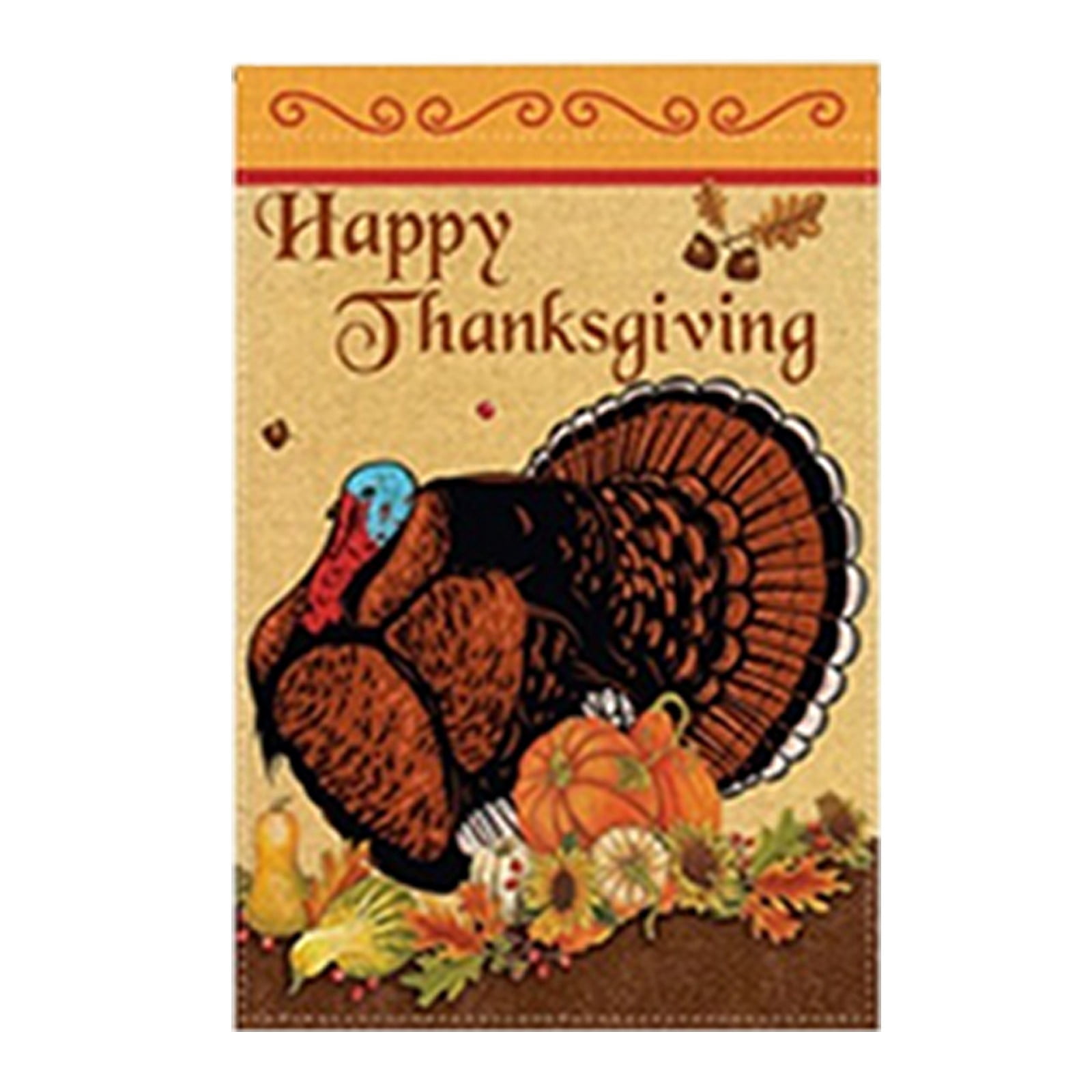 Christmas Hot Sale Thanksgiving Festive Garden Flag Double Washable