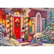 Springbok 500 Piece Christmas House Jigsaw Puzzle for Adults