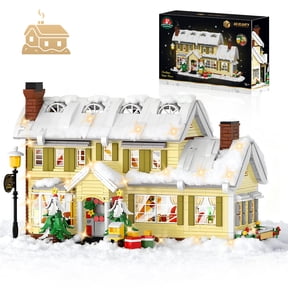 Christmas House Building Set, 2046Pcs Classic Vacation Movie Christmas Decor for Home Decorations, Lego Compatible, Christmas Gift for Adult & Teen