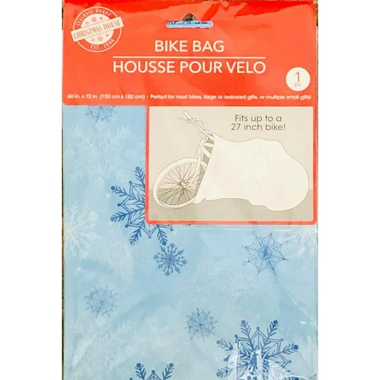 Christmas House Giant Gift Bicycle Bike Bag 60 x 72 in