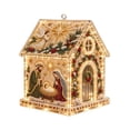 thumbnail image 1 of Christmas House Pearl Art Kit with LED Lights, Diy Bead Craft for Adults and Festive Tabletop Ornament Decor, 1 of 7