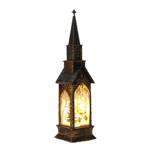 Christmas House Shape Decorative Night Light Decor with