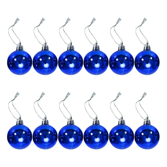 Christmas Huge Savings! Abcnature 24 PCS Christmas Balls 3cm/1.18in Christmas Tree Balls Ornaments Set Shatterproof Christmas Bulbs Xmas Tree Hanging Decorations for Holiday, Wedding Decor