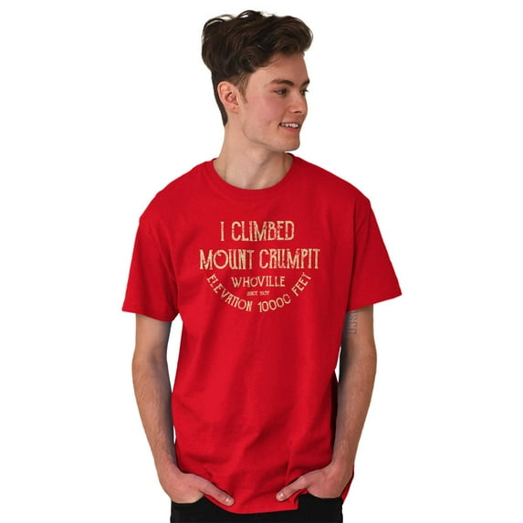 Christmas I Climbed Mount Crumpet Men's Graphic T Shirt Tees Brisco Brands X