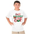 thumbnail image 1 of Christmas I'm The Naughty Elf Xmas Crewneck T Shirts Boy Girl Brisco Brands S, 1 of 6