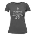 thumbnail image 1 of Christmas I'm a Gift Gonna Lay Under The Tree Shirt for Women Womens Tshirt, XL, Charcoal, 1 of 6