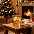 thumbnail image 1 of Christmas Icon Juice Glass - 14 oz Elk Stemless Drinking Glass Cup for Holiday Party Supplies Gifts, 1 of 7