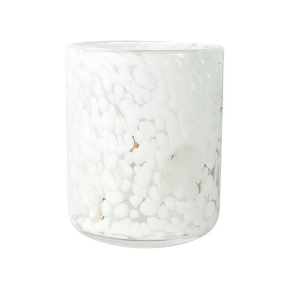 Christmas Icon Juice Glasses, Christmas Drinking Cups, Four Colors and Patterns, Strong and Durable, Holiday Gifts for Friends (White)