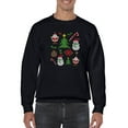 thumbnail image 1 of Christmas Icons Men Sweatshirt, Male x-Large, 1 of 4