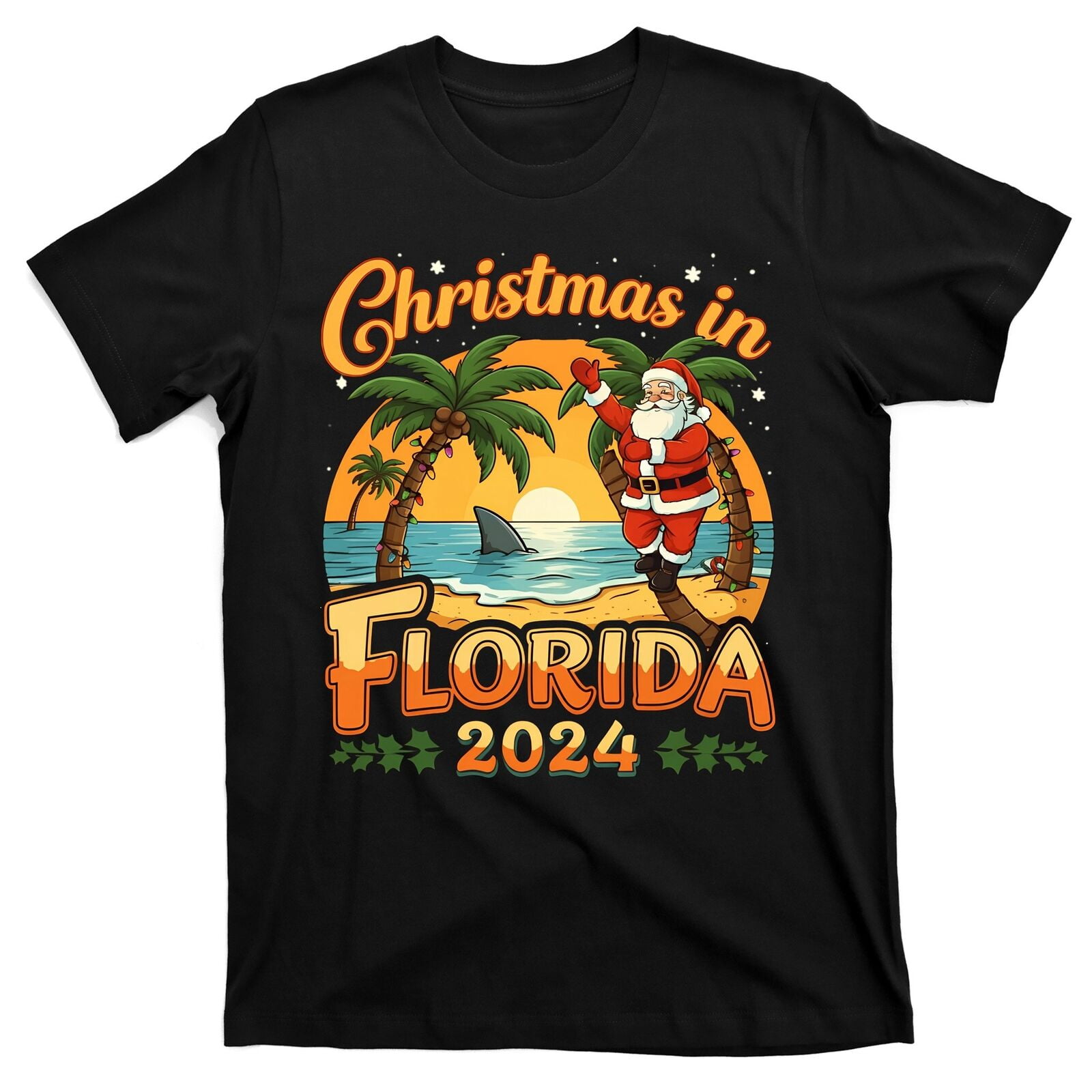 Christmas In Florida 2024 Family Vacation TShirt