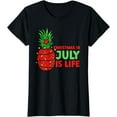 thumbnail image 1 of Christmas In July Is Life Humor Summer Santa T-Shirt, 1 of 3