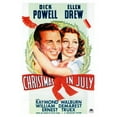 thumbnail image 1 of Christmas In July L-R: Dick Powell Ellen Drew On Poster Art 1940. Movie Poster Masterprint (24 x 36), 1 of 1