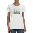 thumbnail image 1 of Christmas In The Forest A T-Shirt Women -Grace Popp Designs, Female 5X-Large, 1 of 4