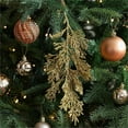 thumbnail image 1 of Christmas Indoor Decor, Adhesive Glitter Sequins Fruit Tree Branches Tassel Long Flower Strings Christmas Tree Rattan Hanging Decorations Holiday Decorations, 1 of 6
