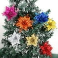 thumbnail image 1 of Christmas Indoor Decor Hanging, Christmas Artificial Flowers 16cm Simulation Flower Accessories Christmas Tree Decoration Christmas Flower Pendant, 1 of 3