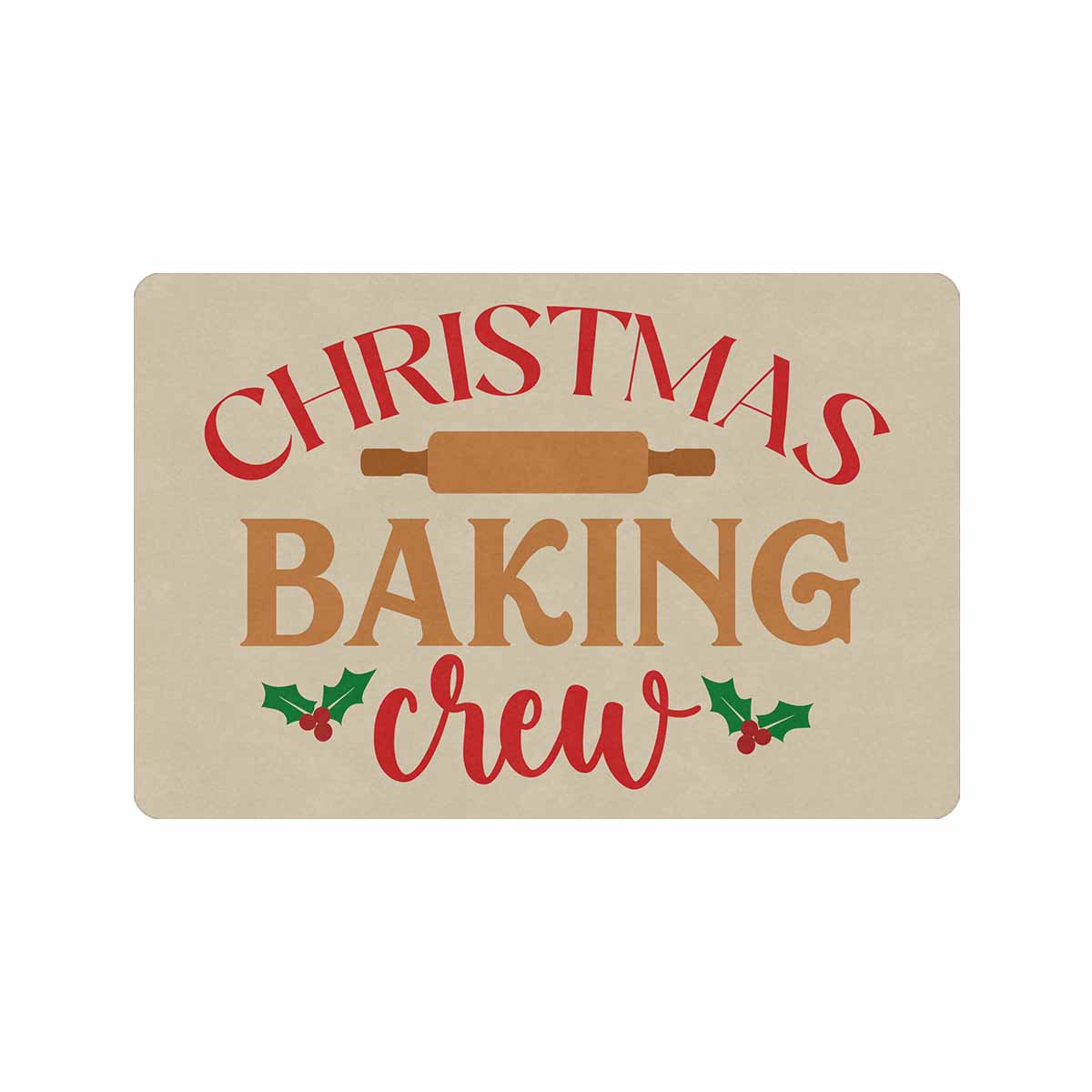 Christmas Indoor Door Mat,NonSlip Absorbent Resist Dirt Entrance Rug