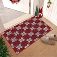 thumbnail image 1 of Christmas Indoor Doormat, Durable Xmas Welcome Mat 2'x3' Non Slip Entrance Rug with Rubber Backing, Machine Washable Winter Holiday Entryway Front Large Floor mat Red Small Carpet, 1 of 9