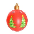 thumbnail image 1 of Christmas Inflatable Ball Decorations, Outdoor Yard Hanging Ornament, Large PVC Holiday Party Ball, Waterproof Snow Rain Resistant Xmas Decor, Garden Lawn Courtyard Decoration, 1 of 6