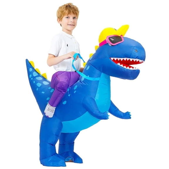 Christmas Inflatable Costume Sunglasses Dinosaur Parent- Inflatable Suit Suitable For Role-playing Theme Party