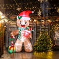 thumbnail image 1 of Christmas Inflatable Decoration, Built-in LED Lights, Waterproof Polyester, Quick Setup for Yard/Garden/Indoor Use, 1 of 13
