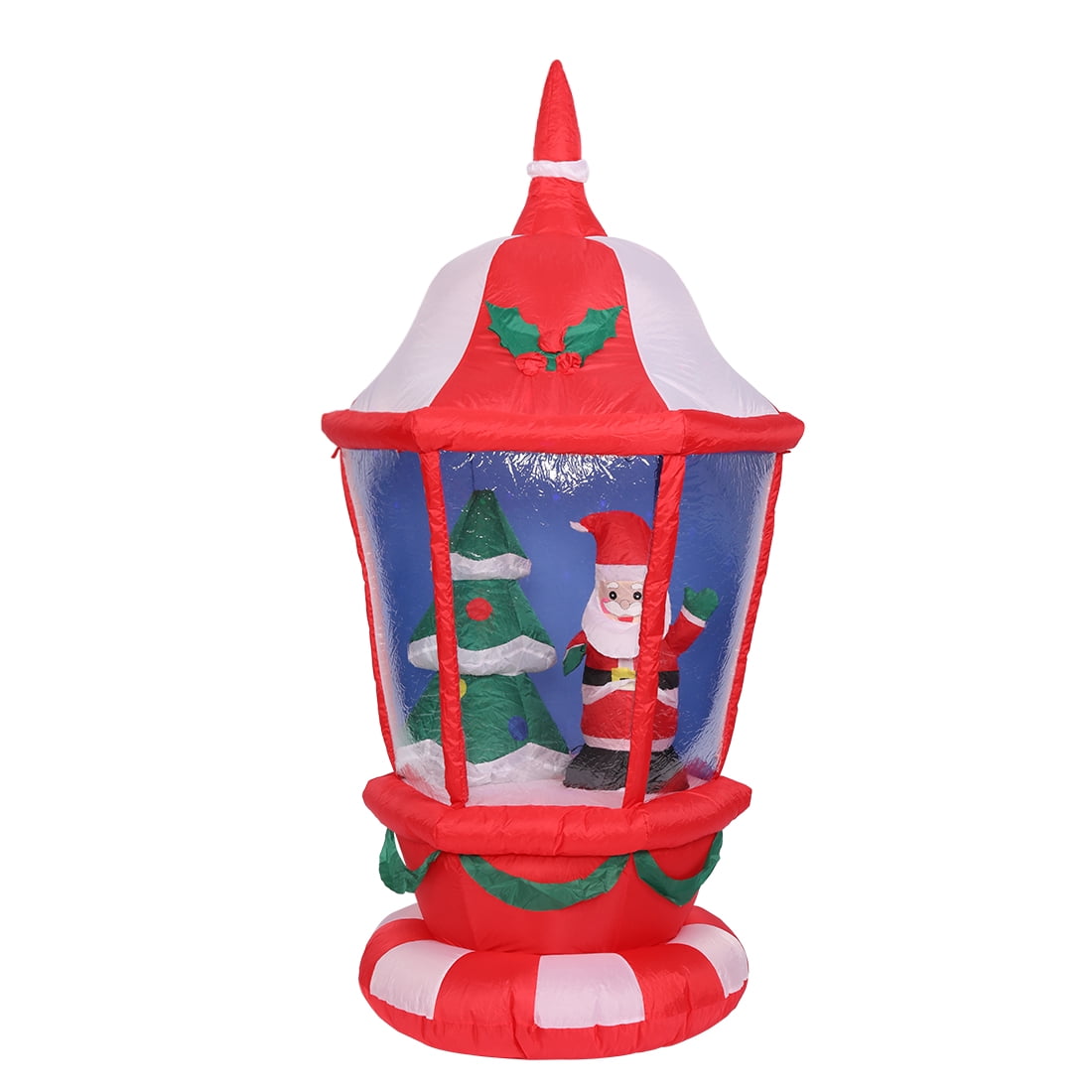 Christmas Inflatable Decoration Santa, Lighted Inflatable with Buildin