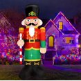 thumbnail image 1 of Christmas Inflatable Nutcracker Giant Lighted Interior Inflatable Christmas Decoration with Built in Fan and Anchor Ropes (Nutcracker), 1 of 7