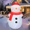 thumbnail image 1 of Christmas Inflatable Snowman 45 Inches Outdoor LED Lighted Decoration with Blower Included Waterproof PVC Material Holiday Yard Decor for Party Festival, 1 of 7