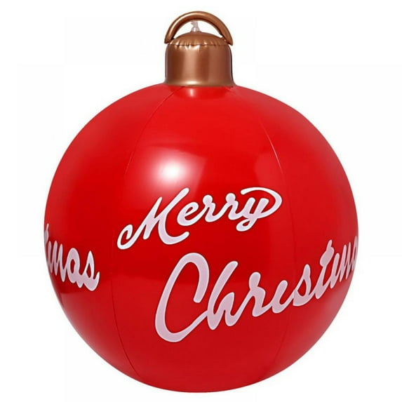 Christmas Inflatables Ball Decor for Holiday Blow up Yard High Strength Waterproof PVC Decor Ball