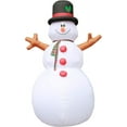 Christmas Inflatables Large 15ft Tall Snowman Inflatable Outdoor