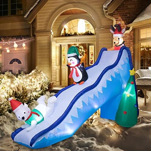 Christmas Inflatables Outdoor Decorations - 9FT Inflatable Reindeer ...