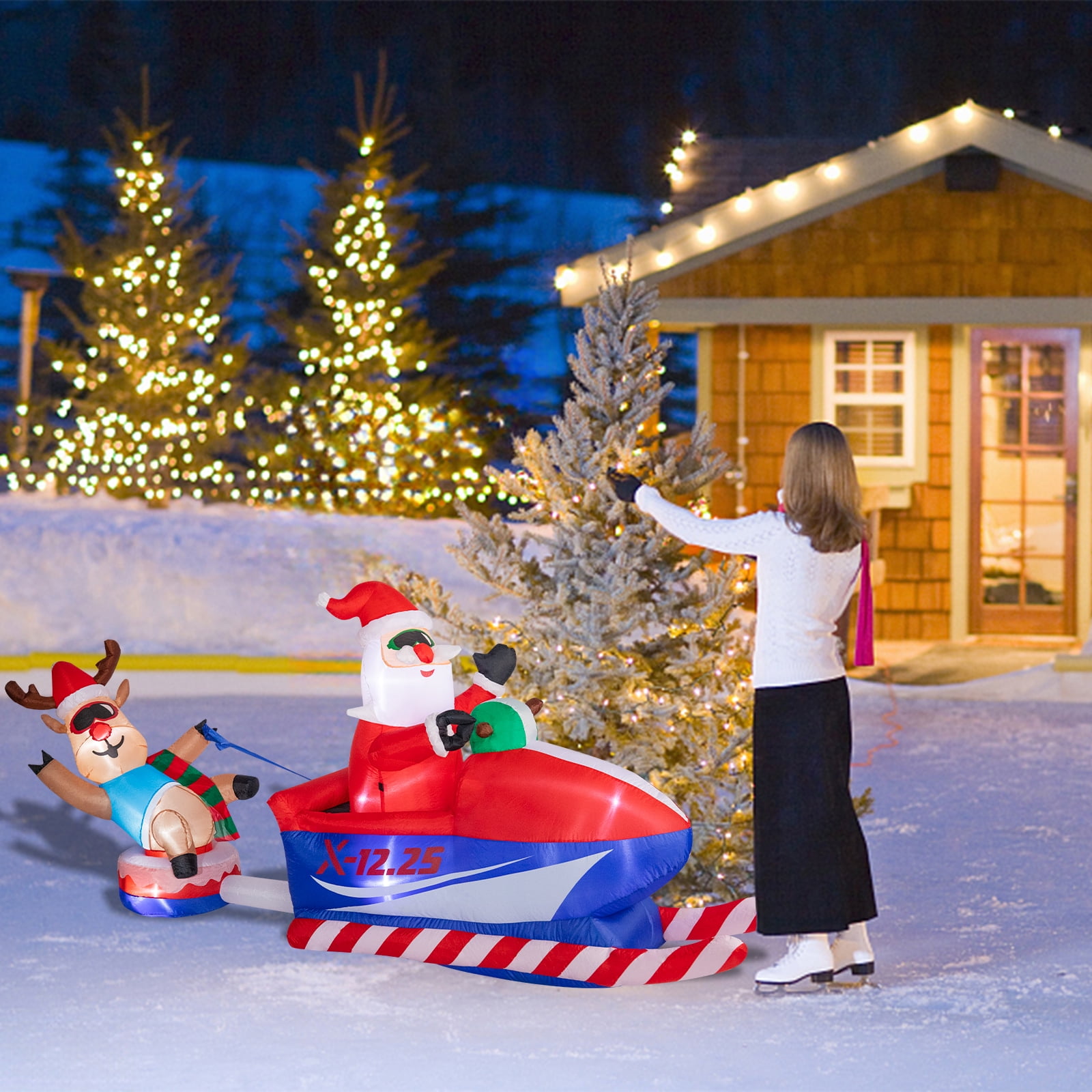 Christmas Inflatables Outdoor Decorations, Inflatable Christmas Blow Up