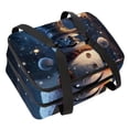 thumbnail image 1 of Christmas Insulated Double-Layered Lunch Bag with Two Compartments - Large Capacity Hand-Carry Meal Bags for Insulation and Refrigeration - 7.1x11.4x16.1 inches, 1 of 6