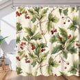 thumbnail image 1 of Christmas Interesting Shower Curtain for Bathroom Shower Curtain Set with 12 Hooks Waterproof Fabric Bath Curtain for Bathtub Restroom Decor, 72 X 72 in, 1 of 6