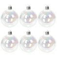 thumbnail image 1 of Christmas Iridescent Ornaments,Clear Plastic Bubbles Hanging Filled Ornaments,Christmas DIY Hanging Rainbow Ball 3 Different Sizes for Xmas Tree Wedding Party Birthday Home Decor,6 Pcs,1.8",5cm, 1 of 8