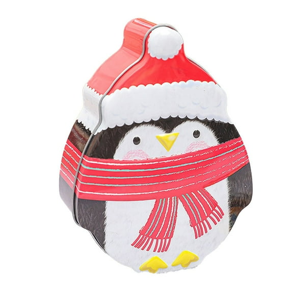 Christmas Iron Box Candy Box With Lid Christmas Candy Box For Cookies Snacks