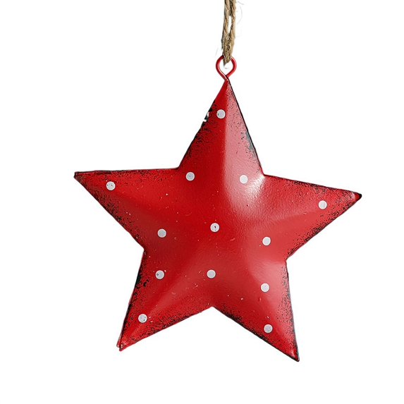 Christmas Iron Ornaments, Christmas Tree Ornaments Metal Hanging Decor for Christmas Tree Decoration Party Supplies