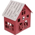 thumbnail image 1 of FENGGUIQU Handmade Dark Red Christmas Candle Holder for Desktop and Festive Table Decoration, 1 of 6
