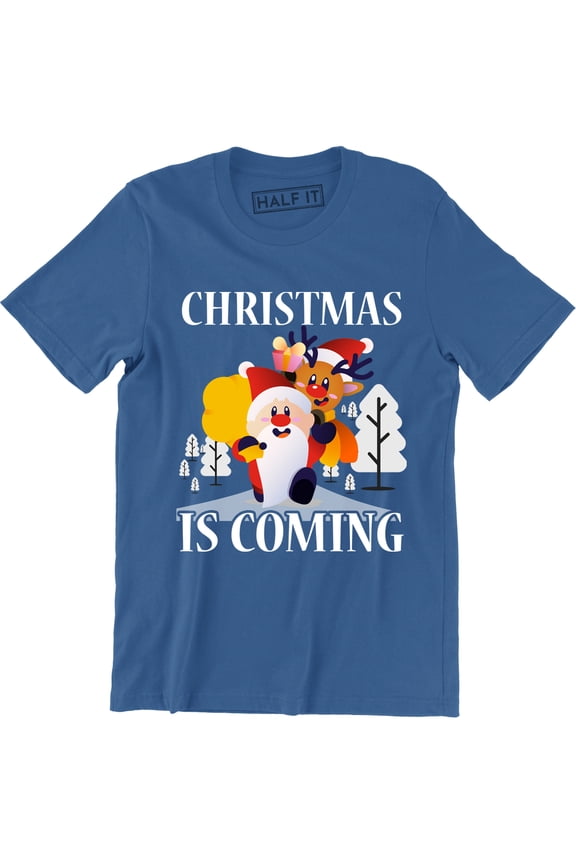 Christmas Is Coming Parody Merry Xmas Holiday Men's T-Shirt