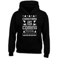 thumbnail image 1 of Christmas Is Coming Unisex Hoodie Game Of Thrones Sweatshirt Color Black Small, 1 of 2