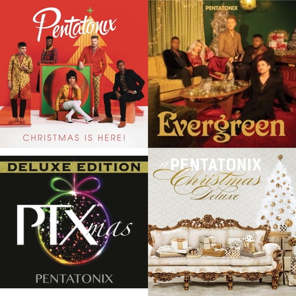 Christmas Is Here! & Evergreen & Ptxmas (Deluxe Edition) & A Pentatonix Christmas (Deluxe Version) [CD Bundle]