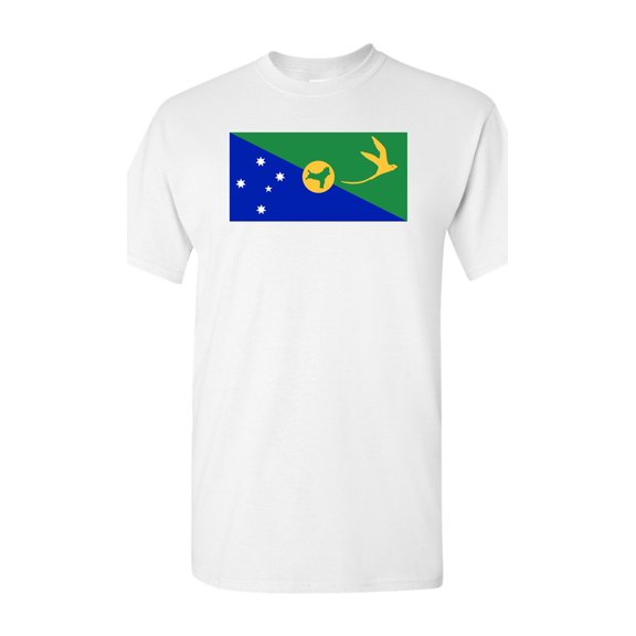 Christmas Island Country Flag Adult DT T-Shirt Tee