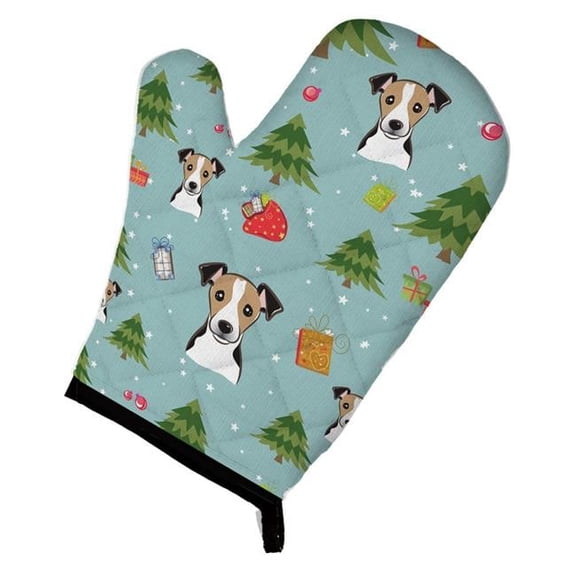 Christmas Jack Russell Terrier Oven Mitt