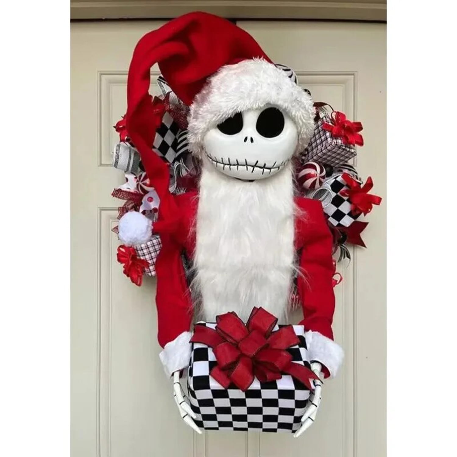 Christmas Jacks Skellington Wreath Nightmare Before Christmas Festive