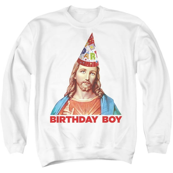 Christmas Jesus Birthday Boy Unisex Adult Crewneck Sweatshirt