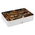 thumbnail image 1 of Christmas Jewelry Box Organizer Storage Box with Removable Compartment, Portable PU Leather Jewelry Boxes, 1 of 6