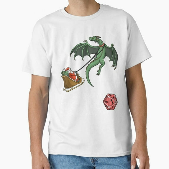 Christmas Jingle Claus Funny Dungeons Dragons Gamer Unisex T-Shirt up to size 5XL