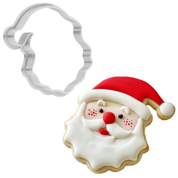 Christmas Jolly Cookie Cutter 4 Inch Made in USA by WONDERTORY